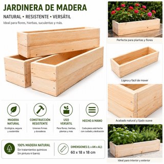 Jardinera de Madera