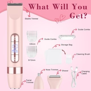 Rasoio Elettrico Donna Rosa/Oro