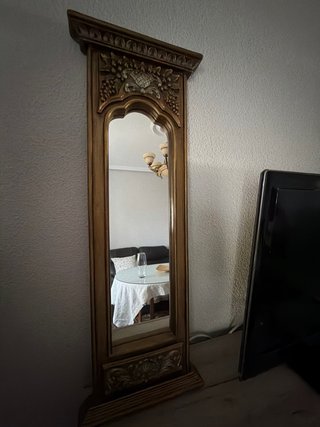 Espejo Decorativo Dorado y Plateado