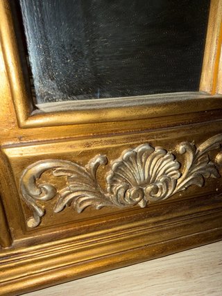 Espejo Decorativo Dorado y Plateado
