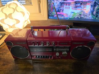 Radiocassette Sanyo M-V40L Rojo