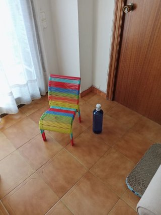 Silla infantil colorida