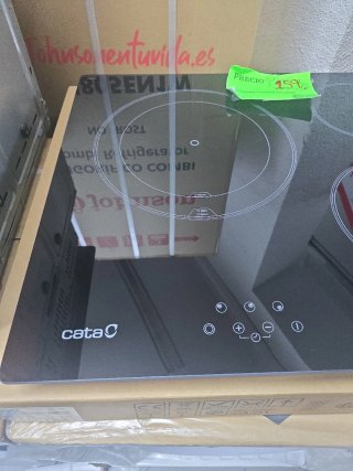 Placa vitrocerámica Cata 3 fuegos
