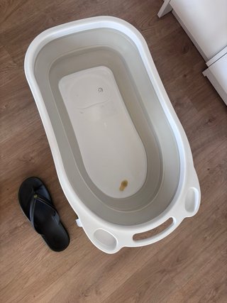 Bañera Bebé Plegable + Hinchable Viaje