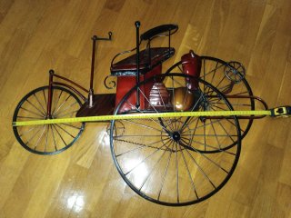 Bicicleta Decorativa Metal y Madera