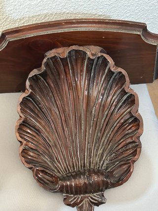 Pareja Peanas/Ménsulas Antiguas Madera