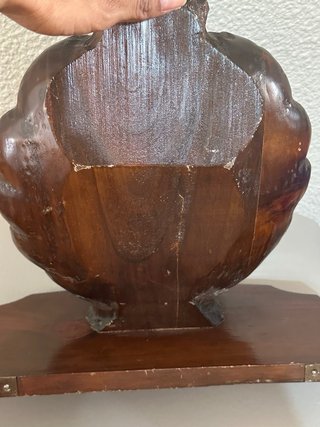 Pareja Peanas/Ménsulas Antiguas Madera