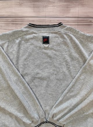 Felpa Nike Vintage Logo USA 90s Grigia Taglia XXL