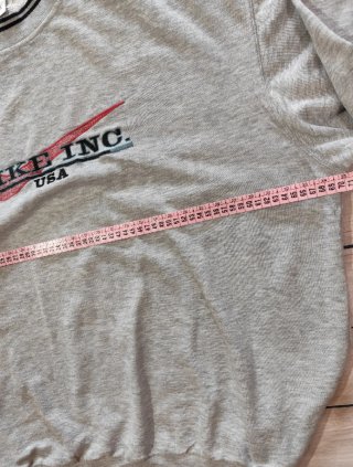 Felpa Nike Vintage Logo USA 90s Grigia Taglia XXL