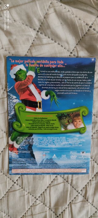 El Grinch DVD Jim Carrey Español