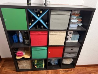 Estantería modular negra
