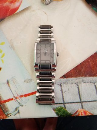 Orologio Kenneth Cole Rettangolare Argento Nero