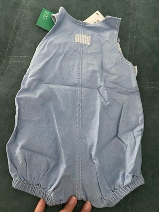 Pelele bebé H&M azul 1-2 meses
