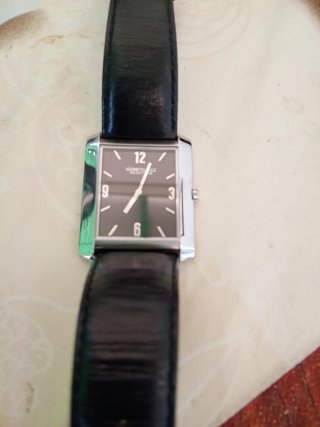 Orologio Kenneth Cole Rettangolare Nero Argento