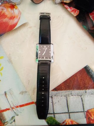 Orologio Kenneth Cole Rettangolare Nero Argento