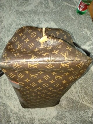 Louis Vuitton borsone monogram marrone