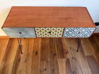 Mobiletto vintage 3 cassetti stile scandinavo