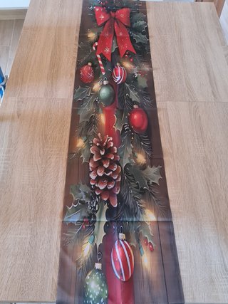 Runner da Tavola Natale Natalizio 33x183 cm