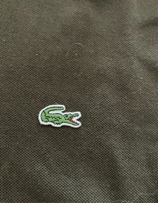 Polo Lacoste Marrón Chocolate Talla 6