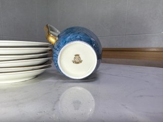 Juego Café Vintage Porcelana MAO Madrid 6 serv.