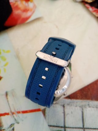 Orologio Reaction Kenneth Cole blu/argento