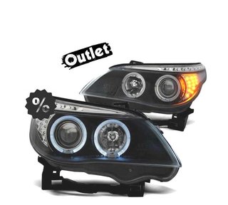 EV FAROS BMW E60 E61 03-07 LED OJOS ANGEL NEGROS R011333C4