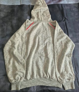 Sudadera Puma Gris y Roja Vintage