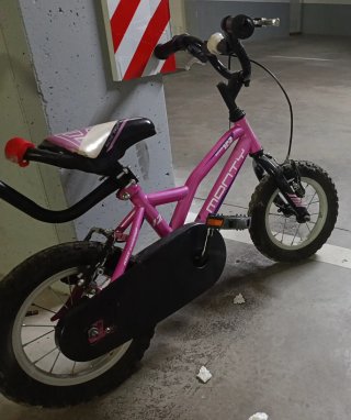 Bicicleta infantil Monty 102 rosa