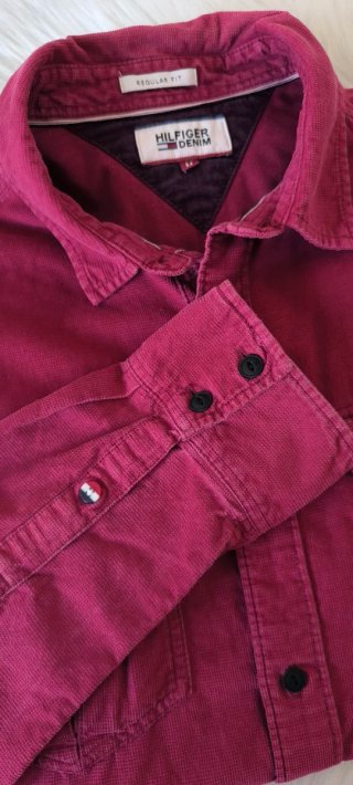 Camisa Hilfiger Denim burdeos