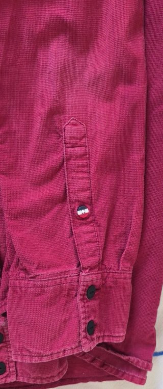 Camisa Hilfiger Denim burdeos