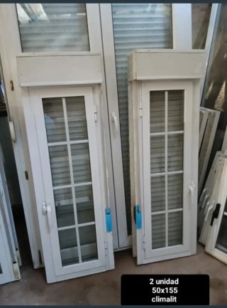 2 Ventanas Aluminio Climalit 50x155