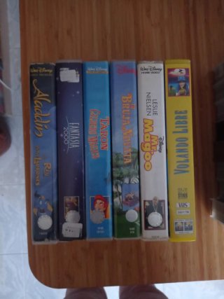 Cintas VHS Disney (Español)