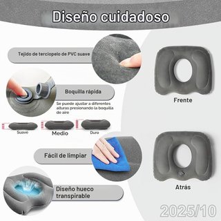 AURIVEE Cojin Ortopedico Inflable Hemorroides