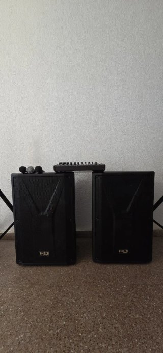Equipo de Sonido Completo Alto + Cables