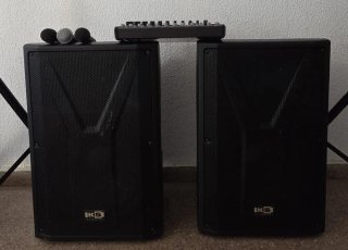 Equipo de Sonido Completo Alto + Cables