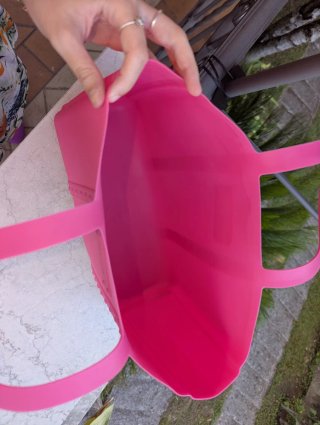 Borsa Carpisa fucsia in gomma