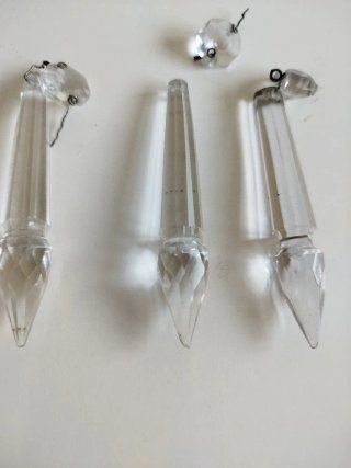 Precio por todas. Lágrimas de cristal para lámpara