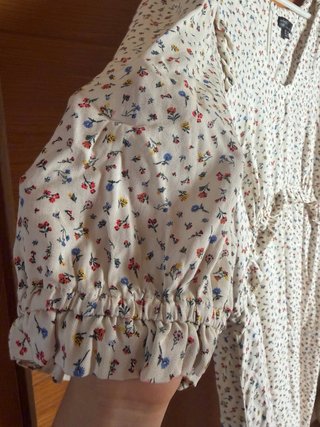 Vestido floral blanco
