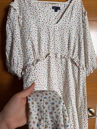 Vestido floral blanco