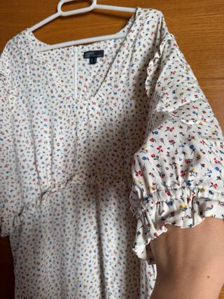 Vestido floral blanco