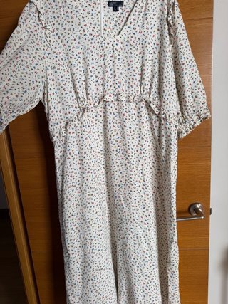 Vestido floral blanco