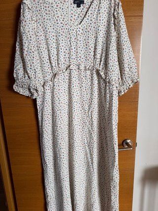 Vestido floral blanco