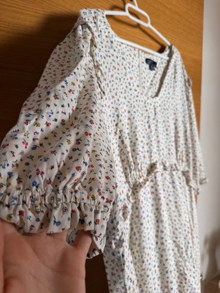 Vestido floral blanco