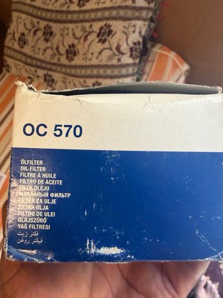 Filtro de Aceite Mahle OC 570 Iveco