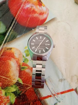 Orologio Lorus Uomo Nero Argento