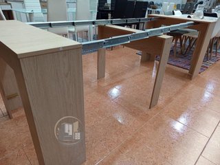 Mesa extensible multifuncional de madera