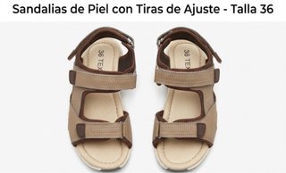Sandalias de piel Talla 36