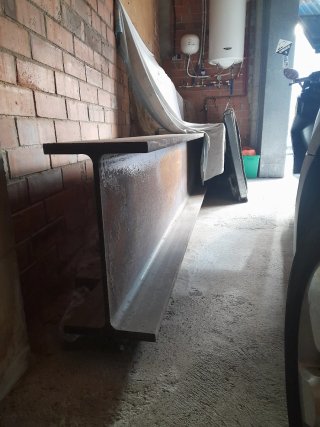 Viga de hierro 4,35m x 60cm x 30cm