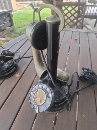 Teléfono antiguo Thomson Houston 1920