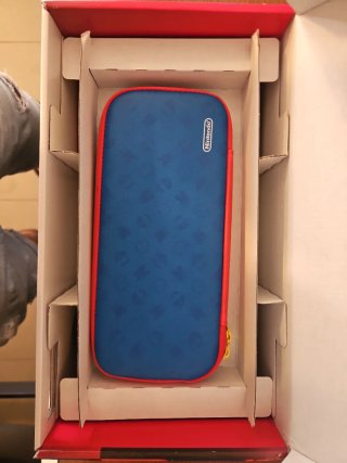 Nintendo Switch Azul Rojo - Edicio Mario Completa